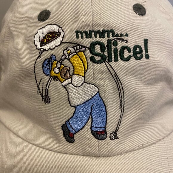 vintage y2k homer simpson golf theme slice dad hat one size - Picture 2 of 14